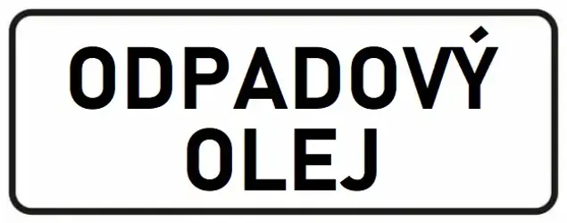 Odpadový olej - plastová