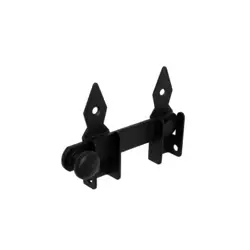 Závora záhradná čierna WOGO 120; 120 mm