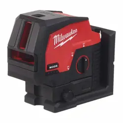 Kombinovaný krížový líniový - bodový laser Milwaukee M12 CLLP-0C; zelený