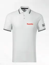 Polokošeľa Makita biela; veľ. 2XL