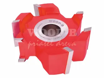 Falcovacia fréza s predrezávacími zubami; D125; B50; d=30; Z4+4