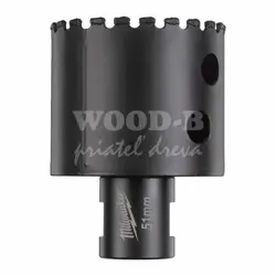 Diamantový vrták Milwaukee - suché vŕtanie; M14; 51mm