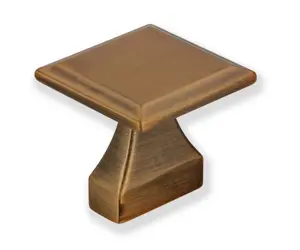 Knop 2439-32 ZN79; ručne brúsená mosadz