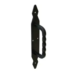 Úchyt ozdobný čierny UZR 130; 130 mm
