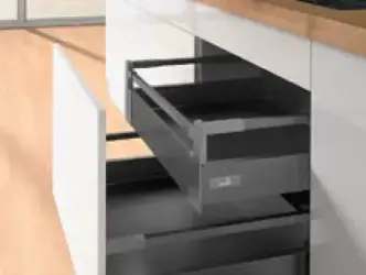 Atira vnútorná zásuvka s relingom; 144/520mm; antracit