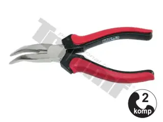 Kliešte telefone zahnuté 200 mm