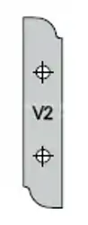 Výplňová žiletka V2