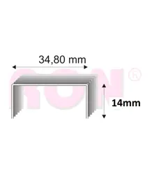 Spony kartonážne 490/14 ZN/3000 ks