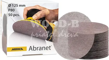 Brúsna sieť Mirka Abranet Grip D125; P 80