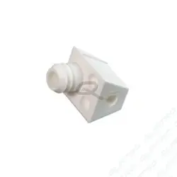 Upevňovací element biely