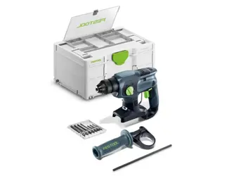 Akumulátorové kombinované vŕtacie kladivo Festool KHC-S 18-Basic-Set; bez aku