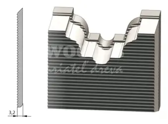 Zákazkový ryhovaný blanket doubleback; B120 x50 HW
