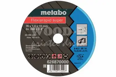 Sada 5 rezných kotúčovFlexiarapid Super Inox 76x1,0x10,0 mm