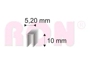Spony 332/10 ZN ostré bal. 9000 ks