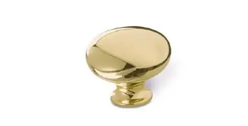 Knop 913-32 ZN5; mosadz lesk