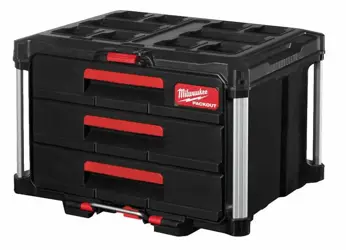 Milwaukee Box na náradie s 3 zásuvkami Packout