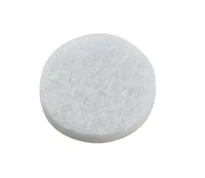 Samolepiaca plstenná podložka; biela; D20
