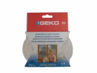 GEKO - Tesnenia do okien biela samolepiace PVC 9x3m / 6m