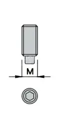 Skrutka M 6x 8 IMBUS