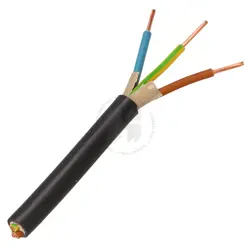 Kábel CYKY PVC 3x2,5mm čierny - neohybný