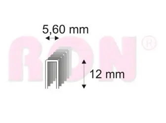 Spony nábytkárske 364/12 ZN bal.39000 ks