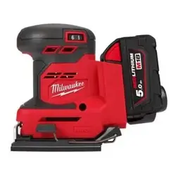 Akumulátorová vibračná brúska 113 x 104 mm Milwaukee M18 BQSS-0; bez aku