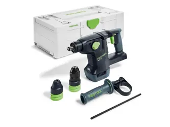 Akumulátorové kombinované vŕtacie kladivo FESTOOL KHC 18 EB-Basic; bez aku