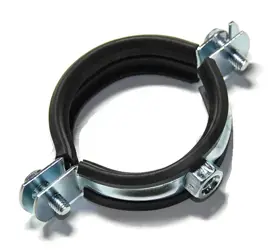 Objímka dvojšroubová  60-64mm 2" Zn
