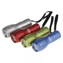Ručné kovové svietidlo LED 50 lm, 3× AAA