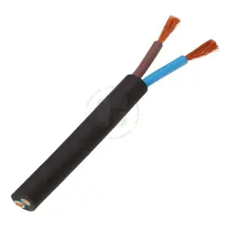 Kábel guma 2x1,5mm čierny