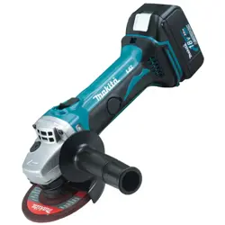 Bruska uhlová akumulátorová Makita DGA452RTJ; 2x18V/3,0Ah