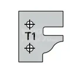Žiletka profilová; profil T1;