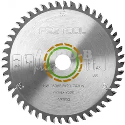 Pílový kotúč HW D160; B2,2; d20; Z48; W