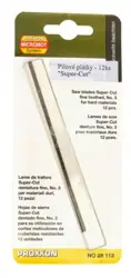 Lupienkový list s jemným ozubením 130mm 12ks