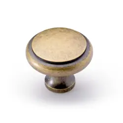 Knop Solva; D30/14; mosadz antik