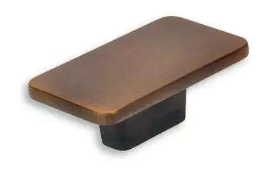 Knop 2411-58 ZN79; mosadz brúsená