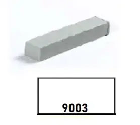 Vosk tvrdý; biely Ral 9003
