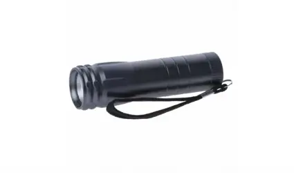 COB LED ručné kovové svietidlo; 100 lm; 3× AAA