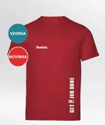 Tričko Makita červené; veľ. 2XL