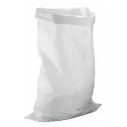 Stavebné vrece PP, 50x85 cm, 65 g/m2, biele, 80l