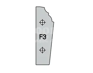 Žiletka profilová; profil F3;