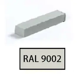 Vosk tvrdý; sivobiely, Ral 9002