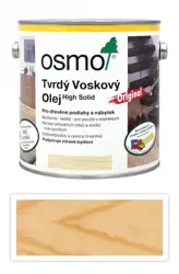 OSMO Tvrdý voskový olej 3032; bezfartebný hodvábny polomat; 2,5 l