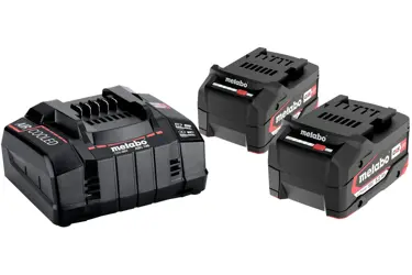 Basis set Metabo: Nabíjačka plus akumulátory 18V 2x5,2Ah