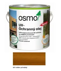 Ochranný UV olej 431; 2,5 l; céder prírodný