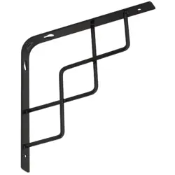 Konzola čierna SQUARE 200CZ 200x200 mm