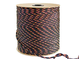 Lano pletené s jadrom 4 mm, polyester