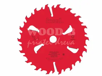 Pílový kotúč - rozmietací hrubý; LM08; D350; B3,9; b2,5; Z18+2+2 FZ; d50