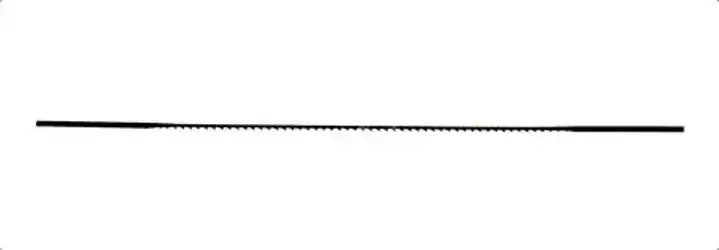 Lupienkový list so stredným ozubením 127mm 12ks