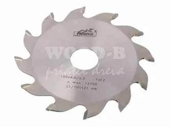 Drážkovací pilový kotúč; D150; B 6,0; d30; Z12